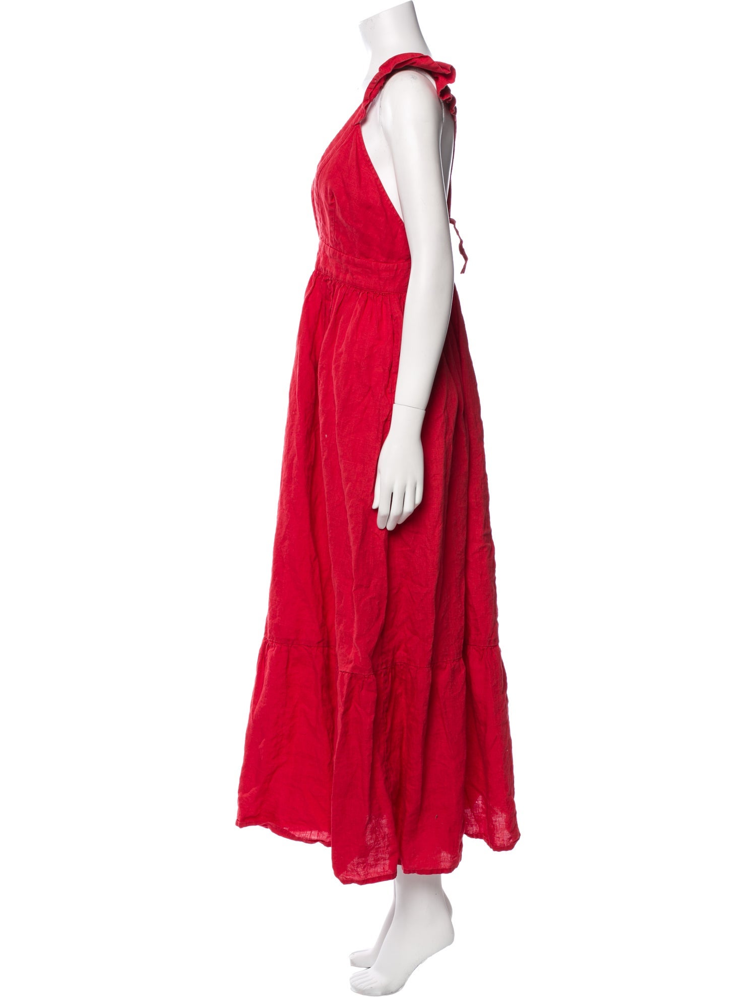 Carolina K Linen Long Dress