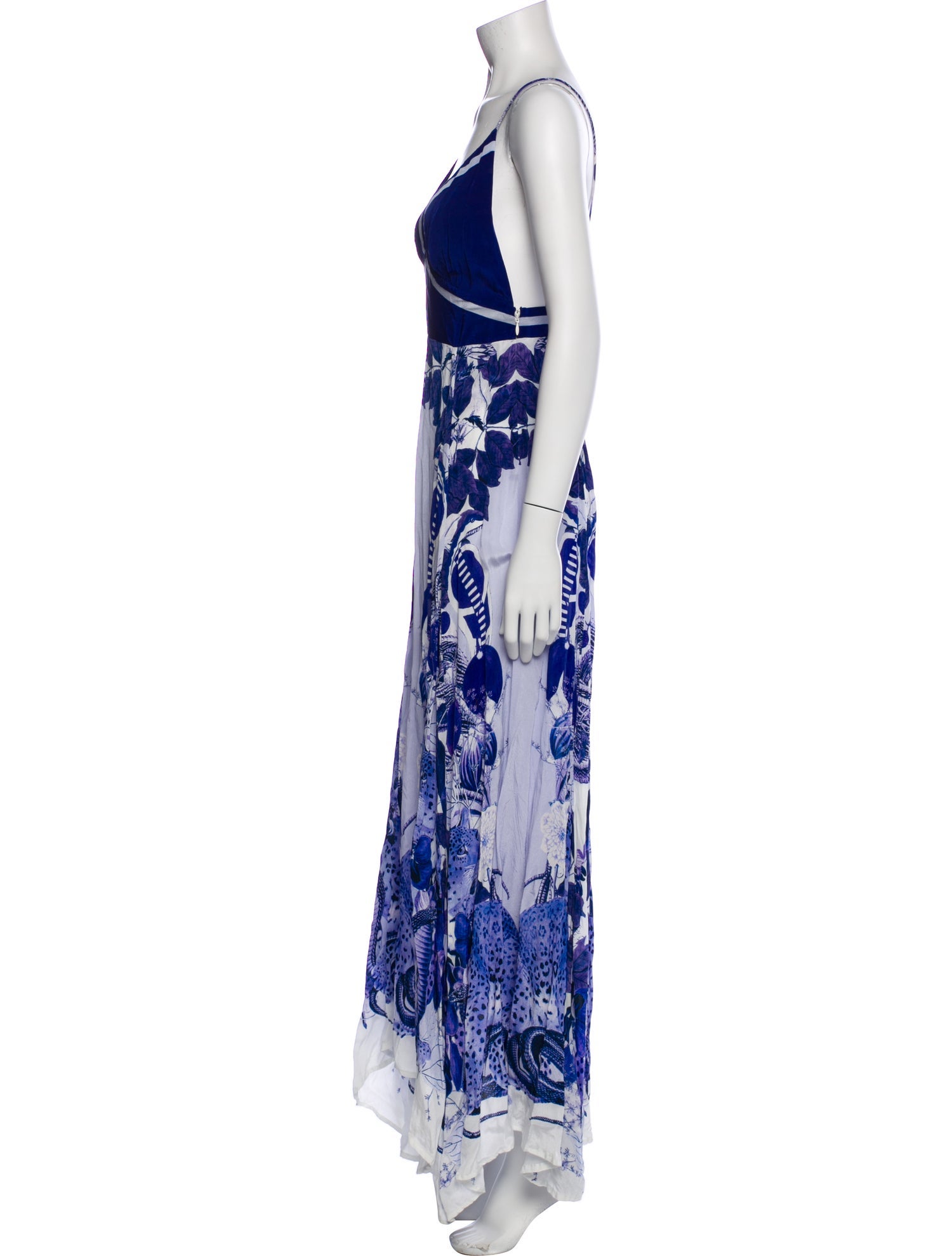 Carolina K Printed Long Dress