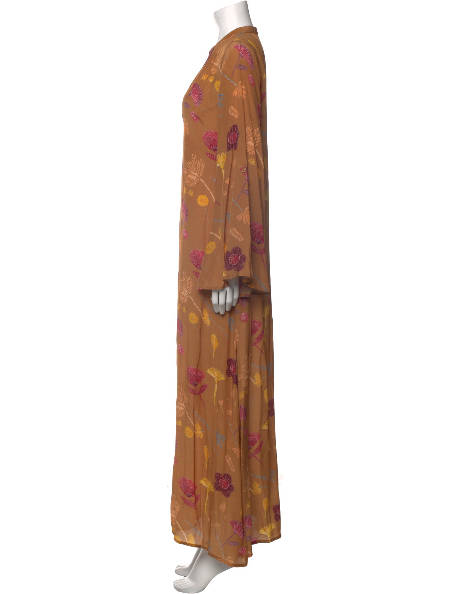 Carolina K Silk Long Dress