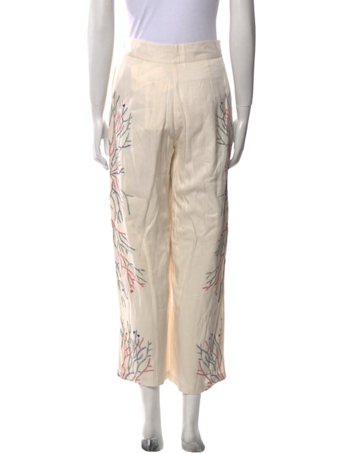 Carolina K Printed Straight Leg Pants