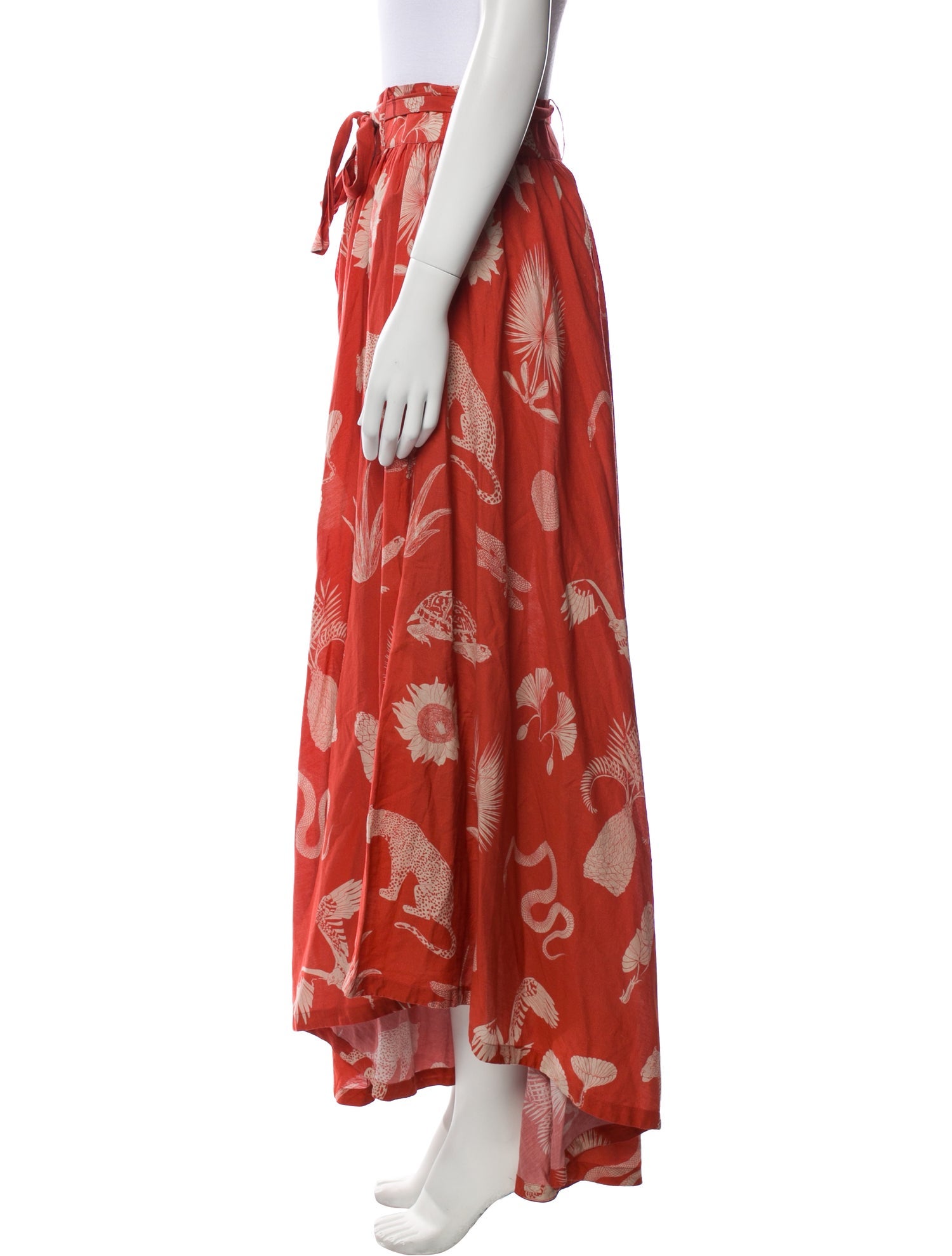 Carolina K Floral Print Long Skirt