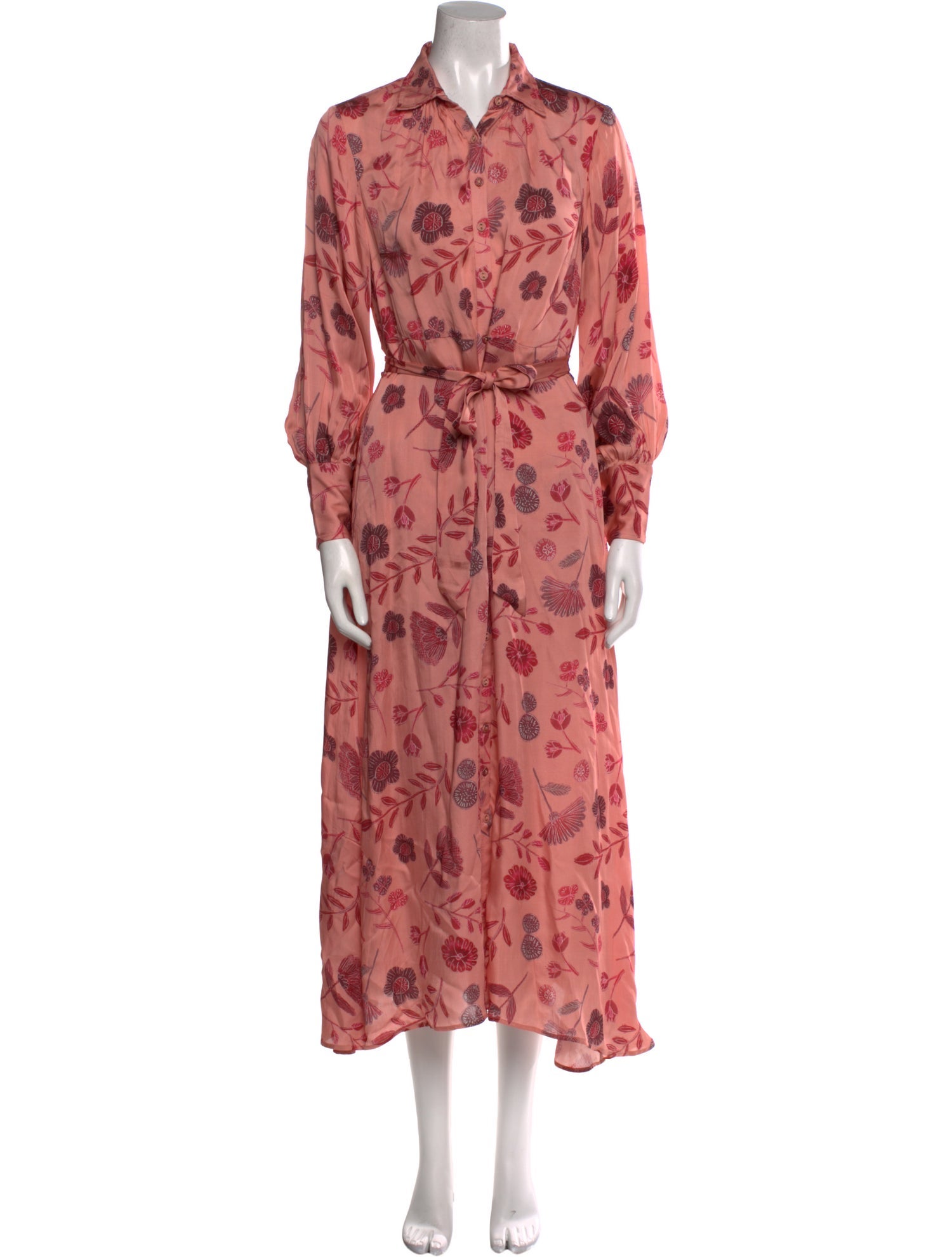 Carolina K Floral Print Long Dress