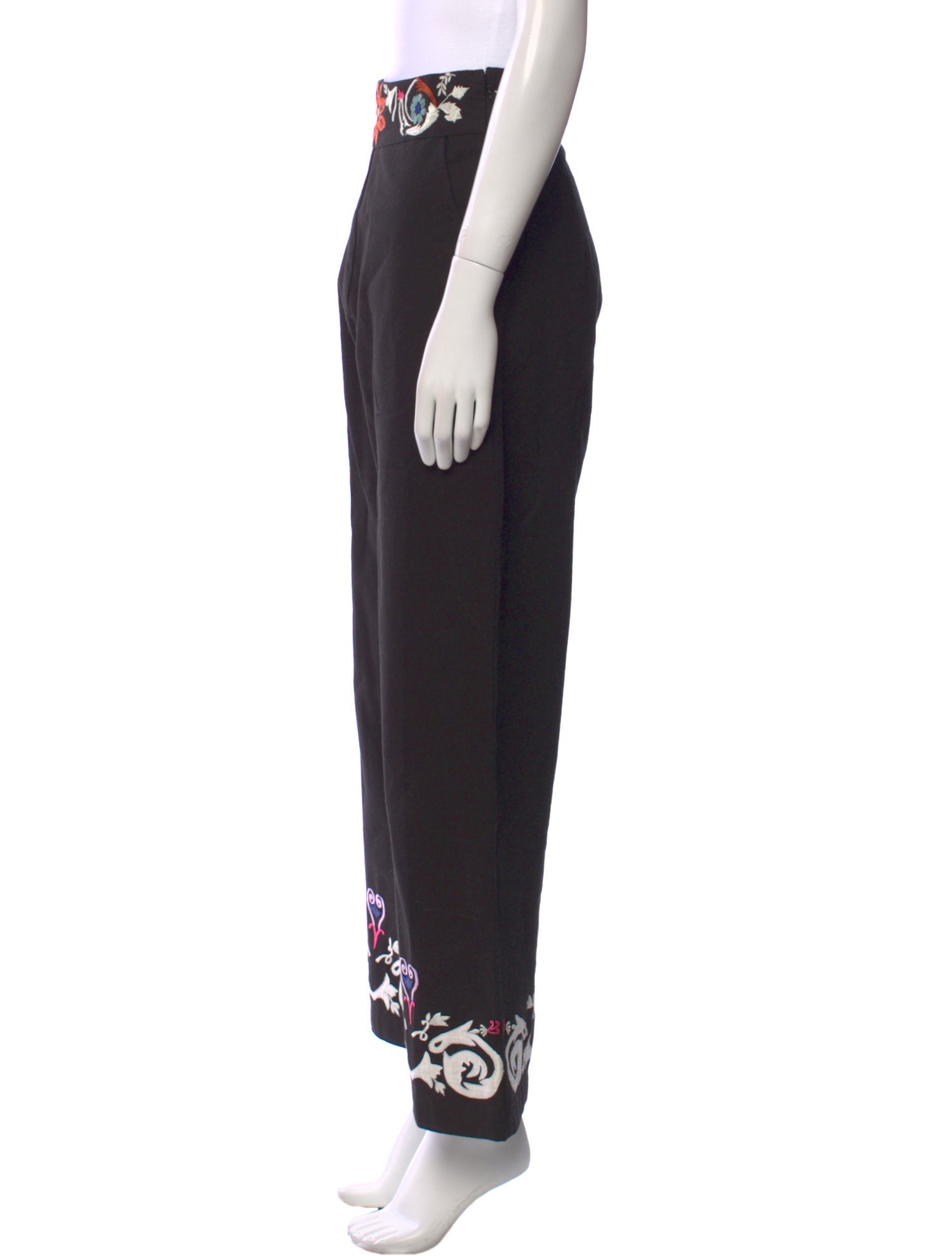 Carolina K Printed Wide Leg Pants