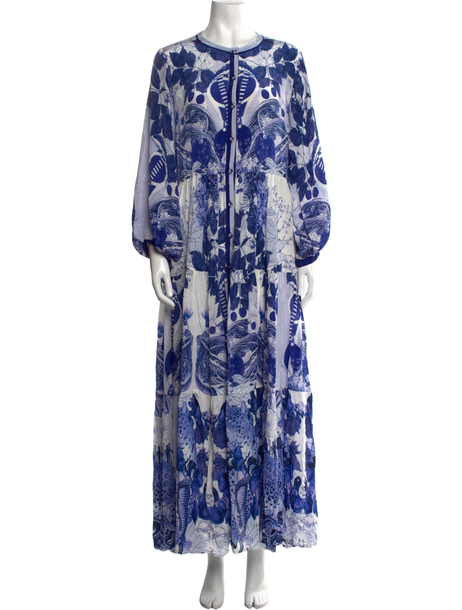 Carolina K Floral Print Long Dress