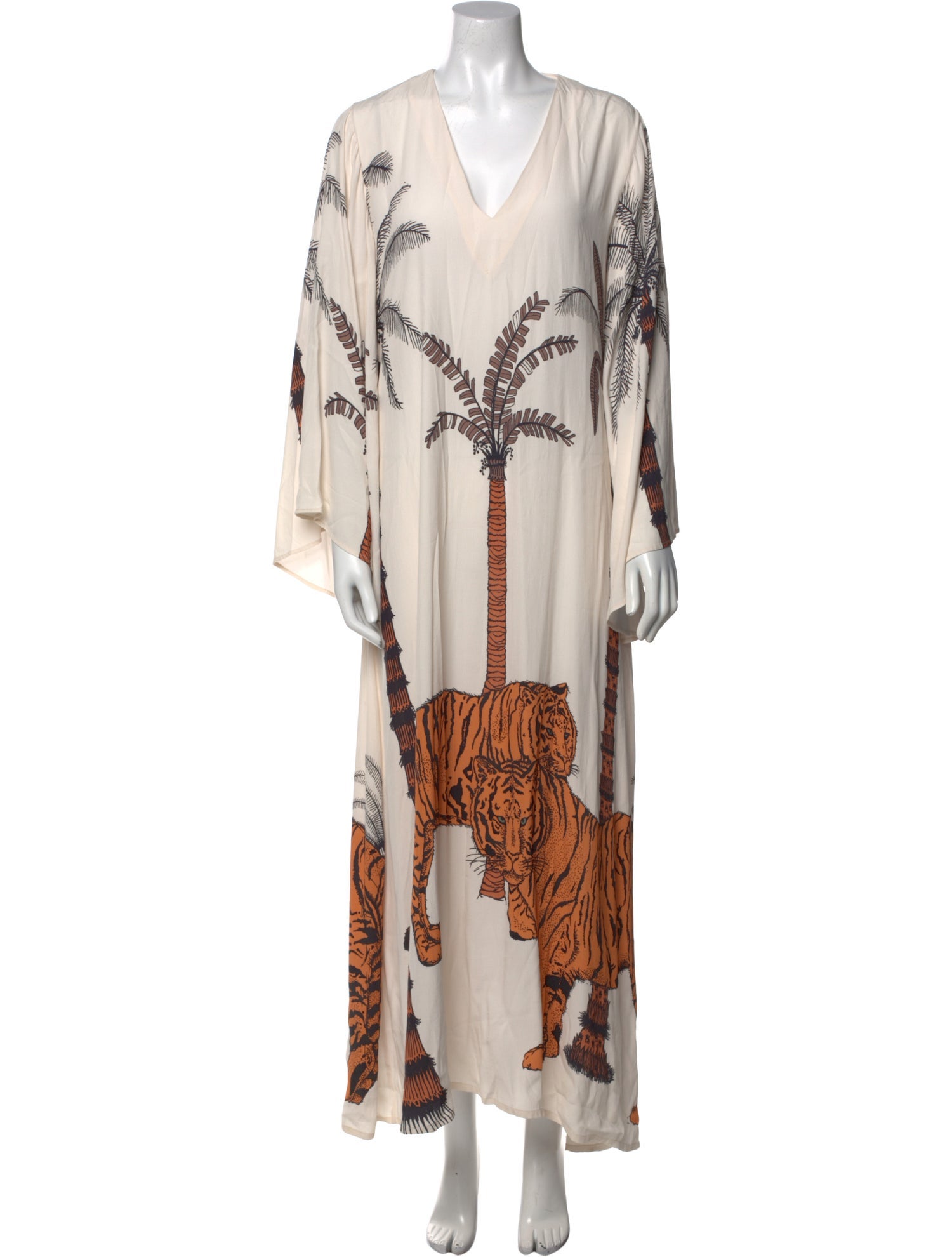 Carolina K Printed Long Dress