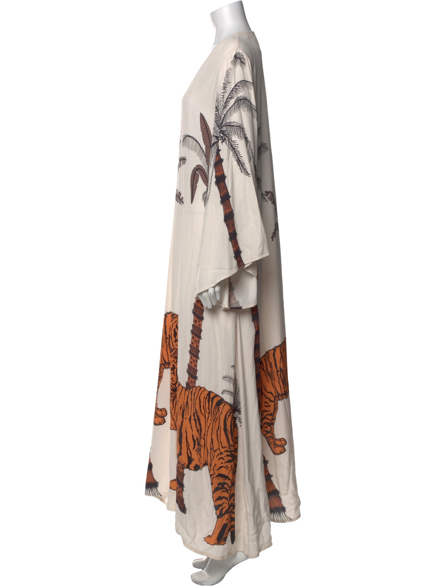 Carolina K Printed Long Dress