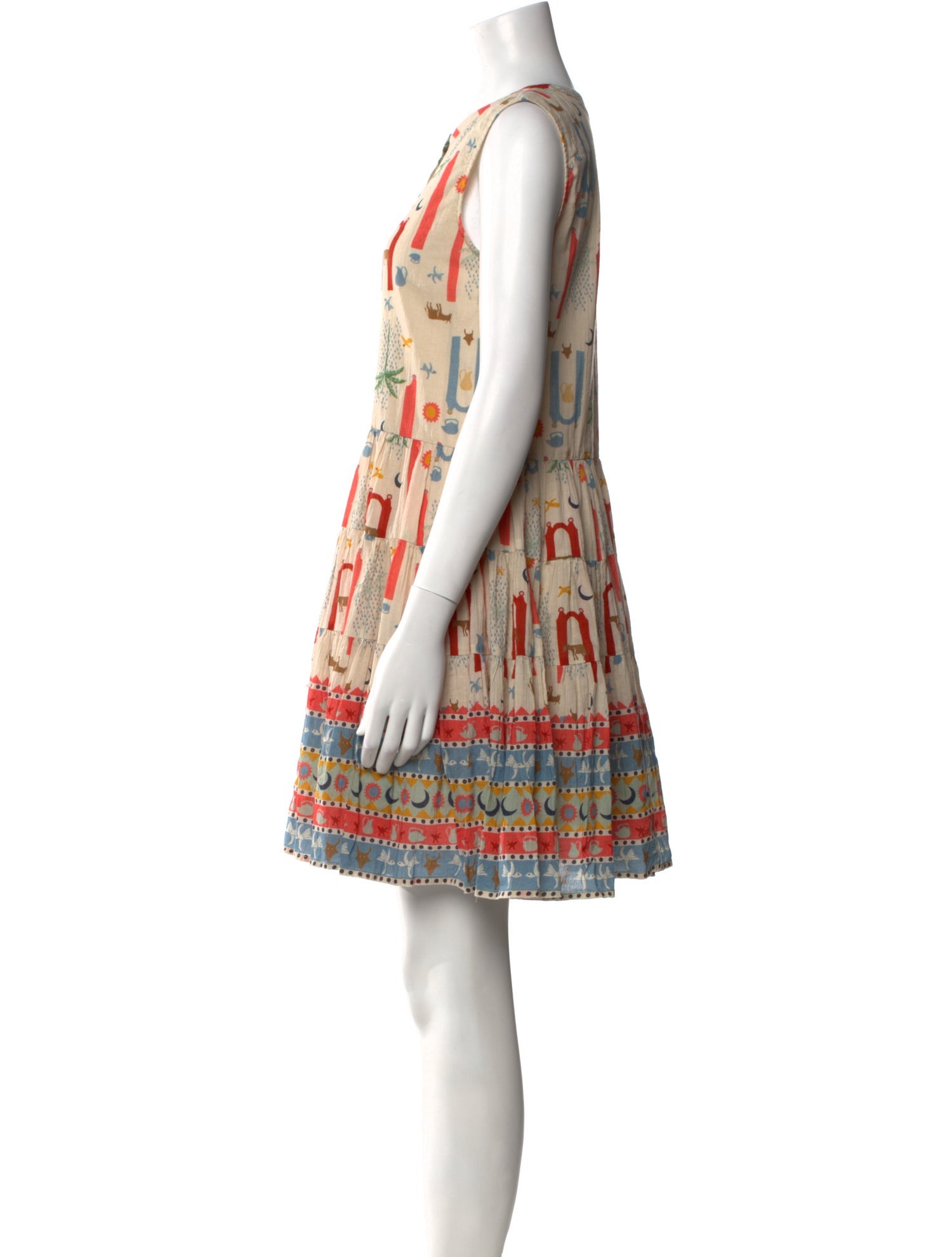 Carolina K Printed Mini Dress