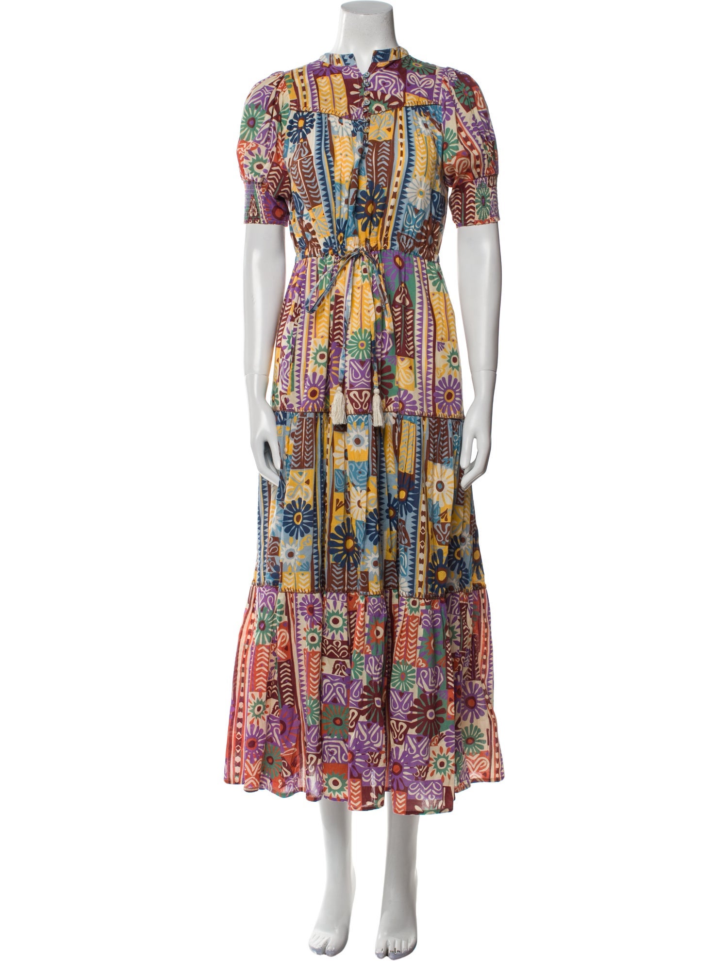 Carolina K Floral Print Long Dress