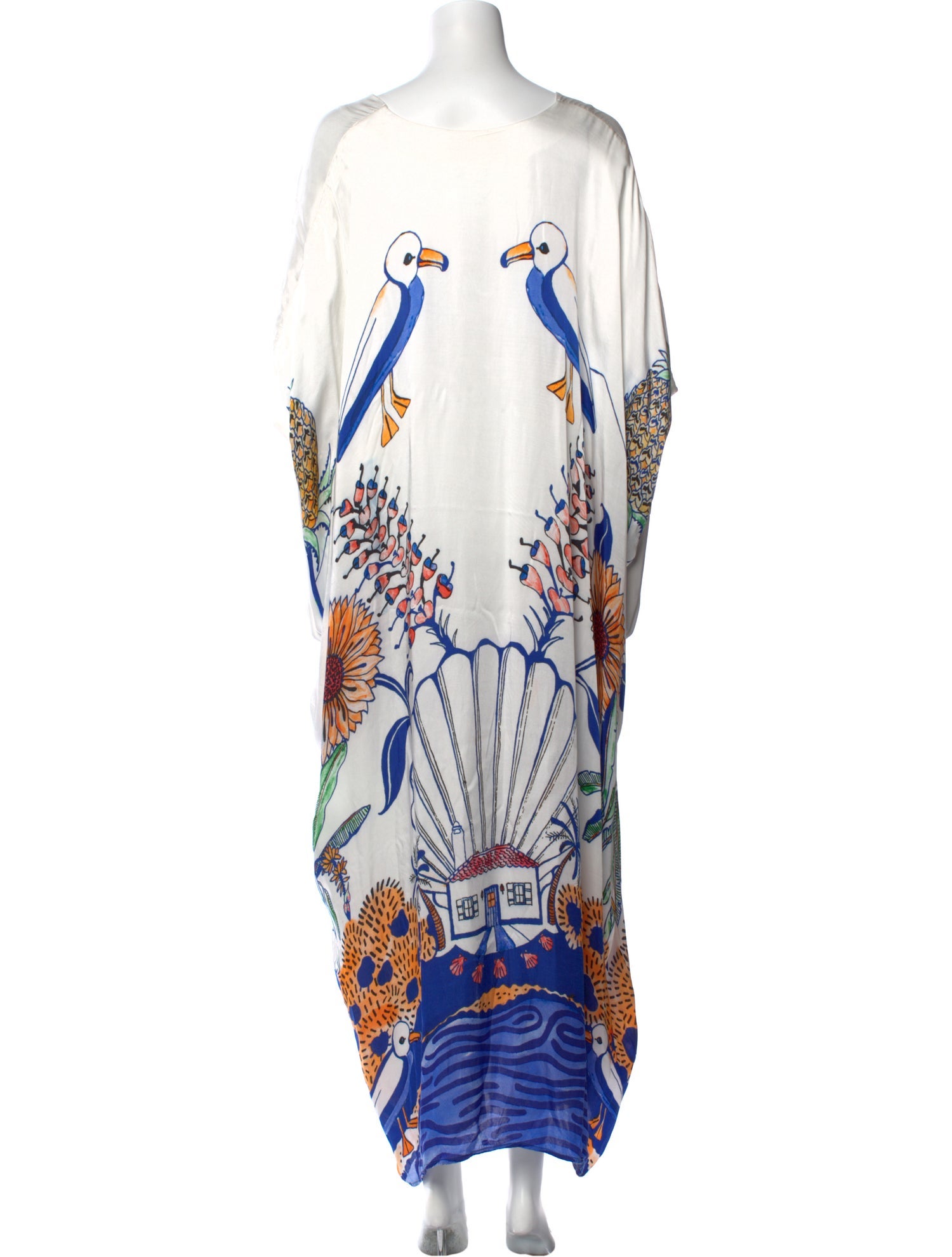 Carolina K Printed Long Dress