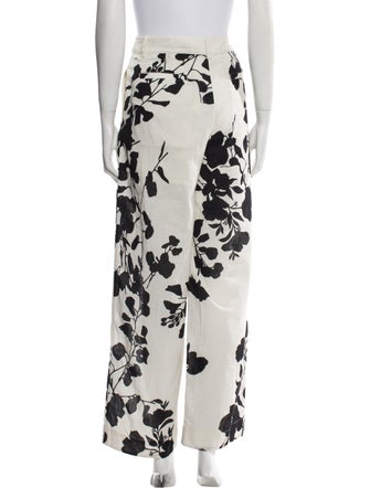 Carolina K Floral Print Wide Leg Pants
