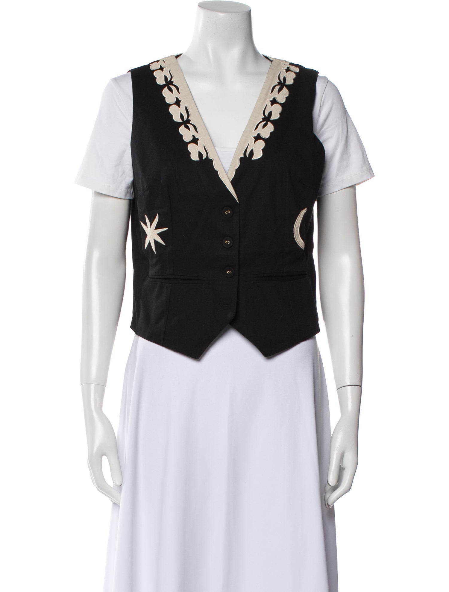 Carolina K V-Neck Short Sleeve Crop Top w/ Tags