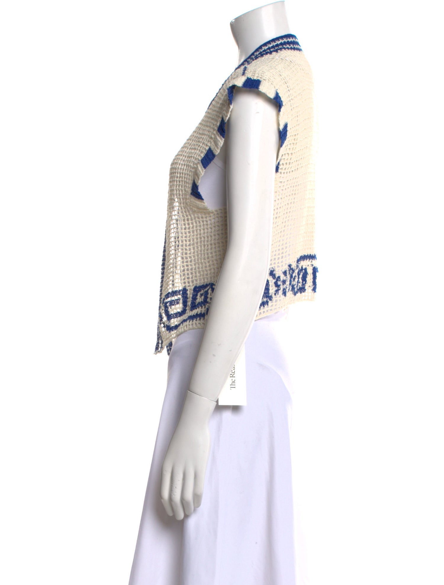 Carolina K Striped Open Front Sweater