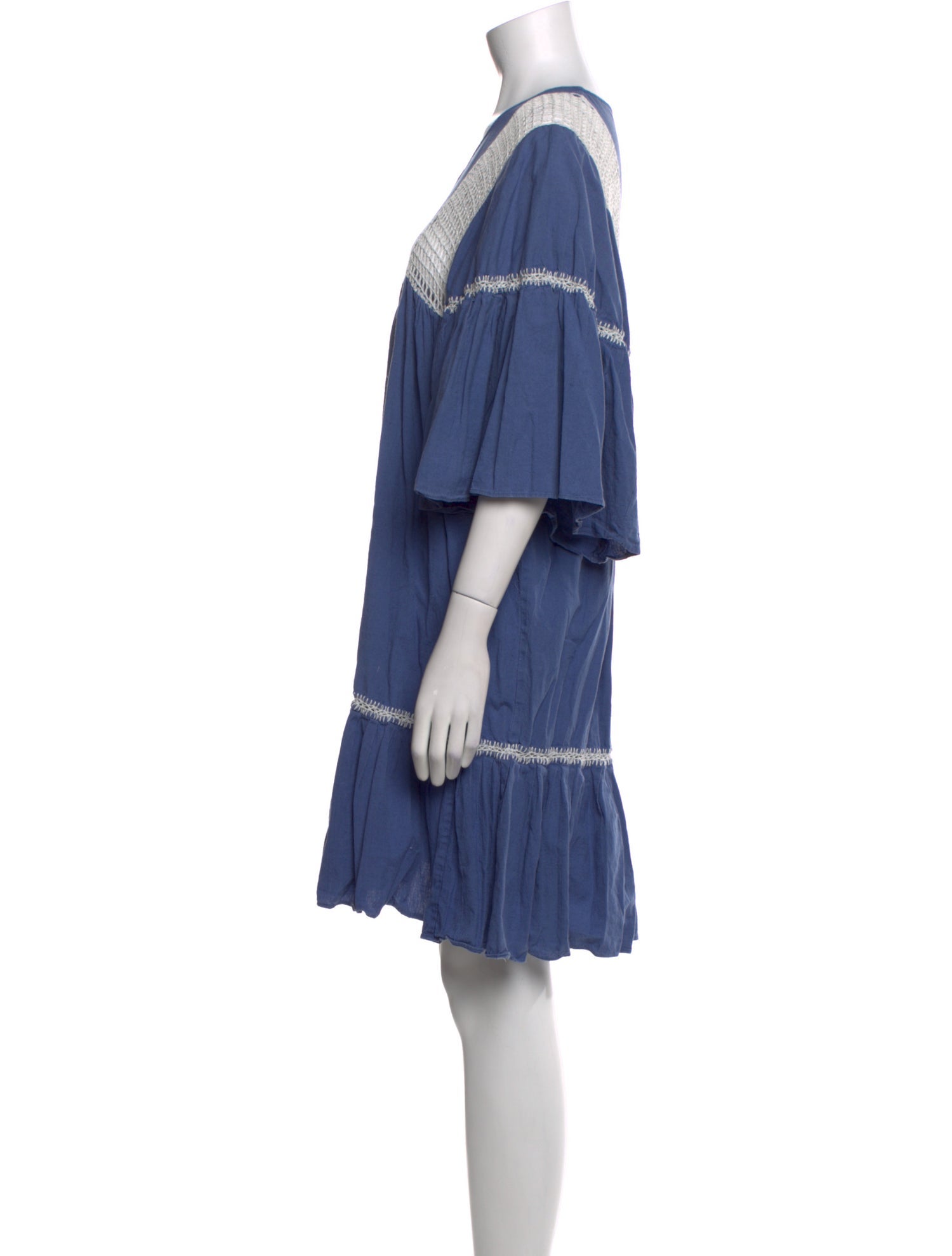 Carolina K Linen Knee-Length Dress