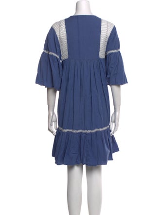 Carolina K Linen Knee-Length Dress