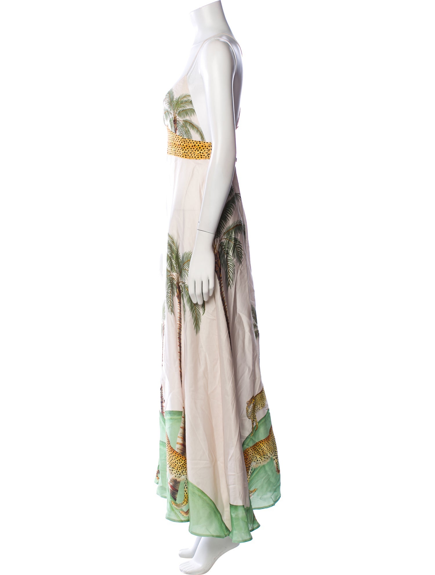 Carolina K Printed Long Dress
