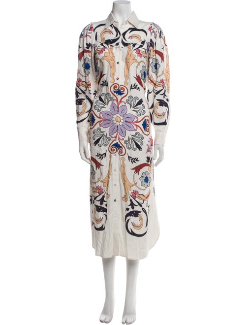 Carolina K Printed Long Dress