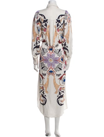 Carolina K Printed Long Dress