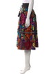 Carolina K Patterned Midi Length Skirt