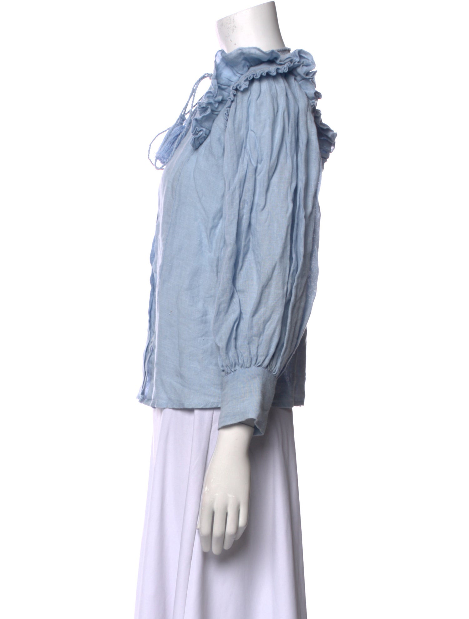 Carolina K Hemp Crew Neck Blouse