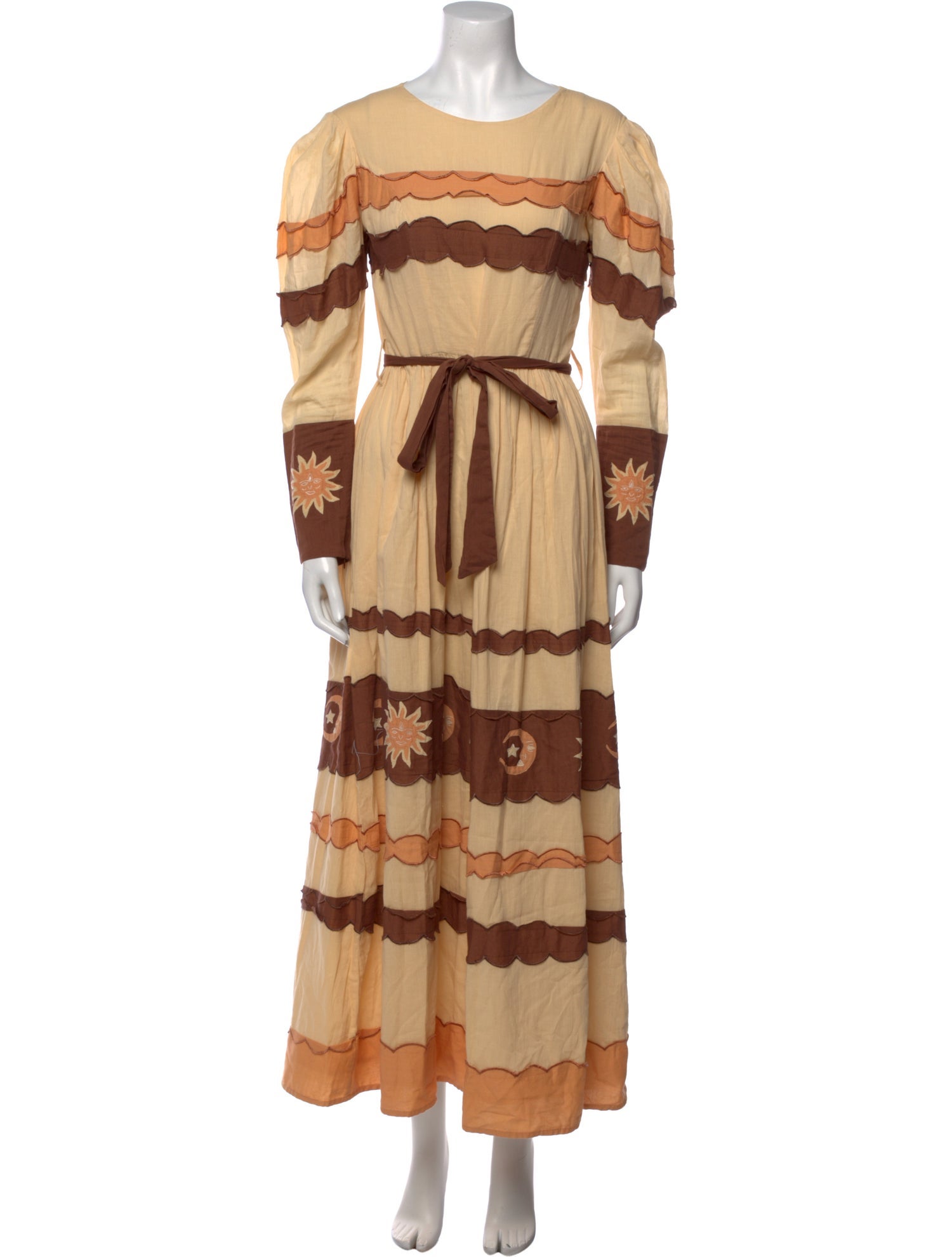 Carolina K Printed Long Dress