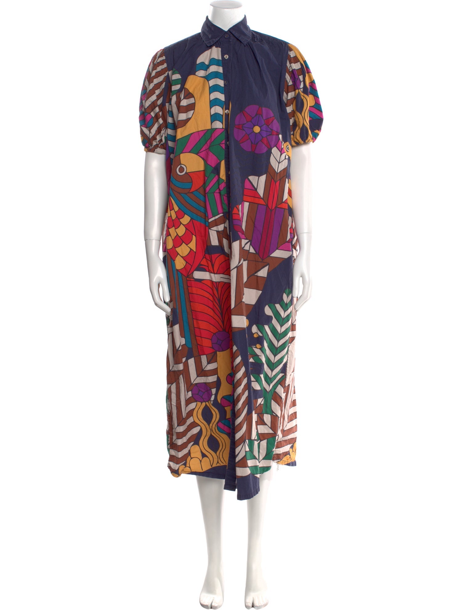 Carolina K Printed Long Dress