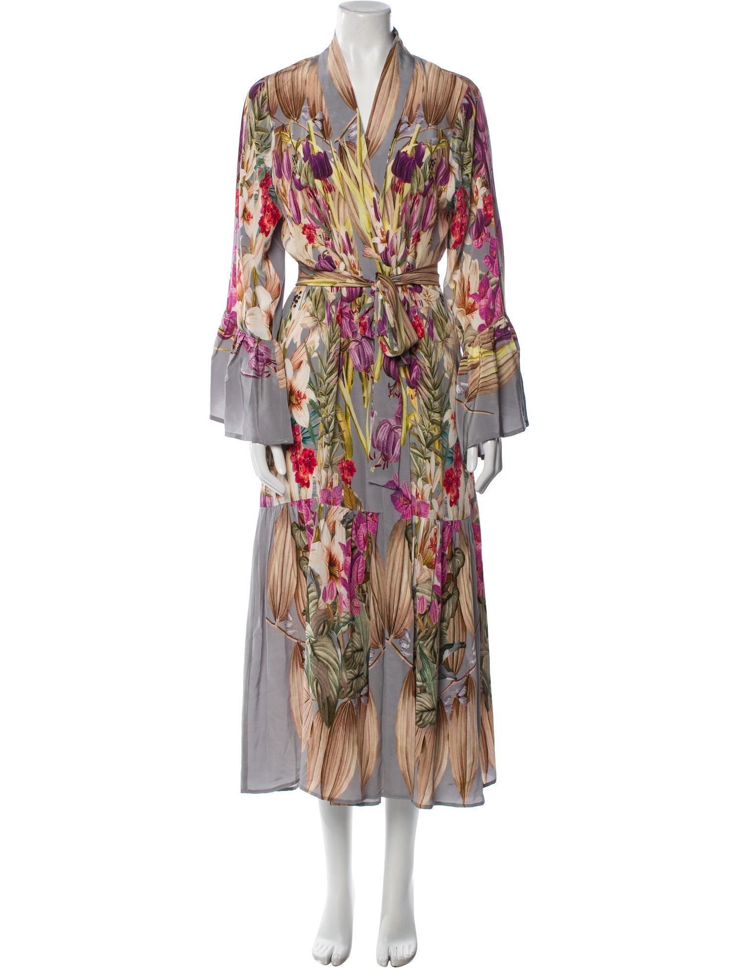 Carolina K Printed Bow Accents Robe