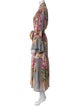 Carolina K Printed Bow Accents Robe
