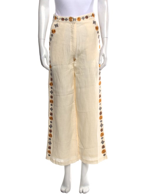 Carolina K Graphic Print Wide Leg Pants