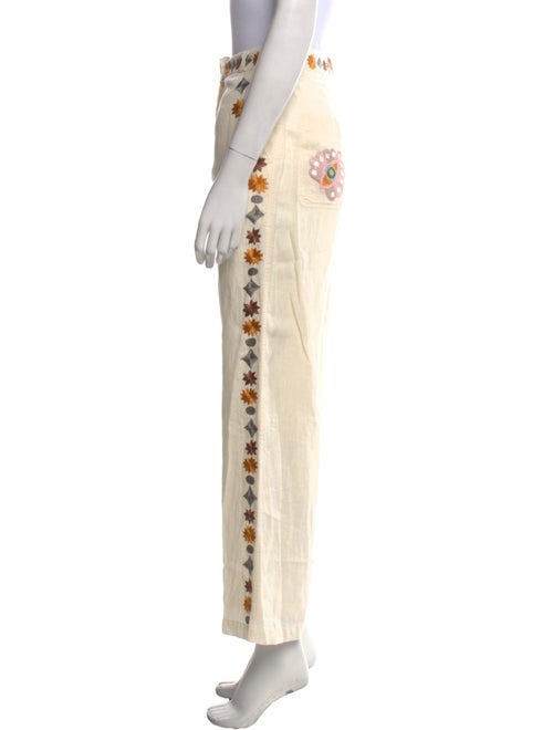 Carolina K Graphic Print Wide Leg Pants