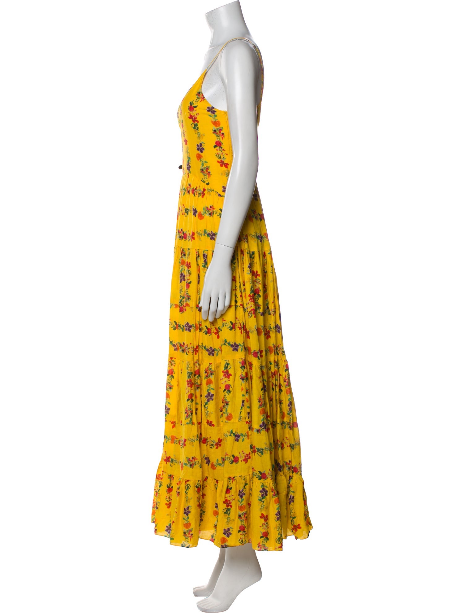 Carolina K Printed Long Dress