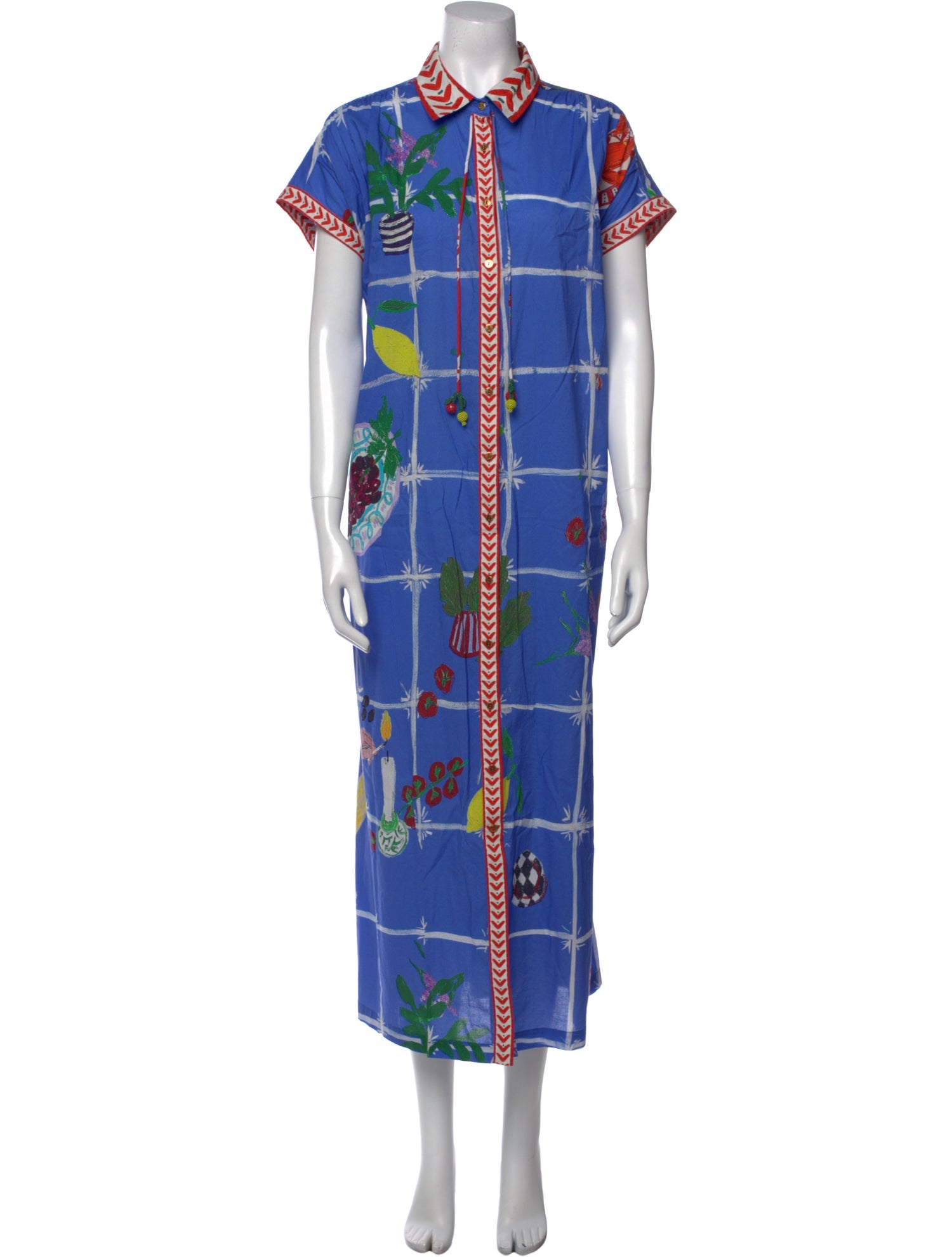 Carolina K Printed Long Dress