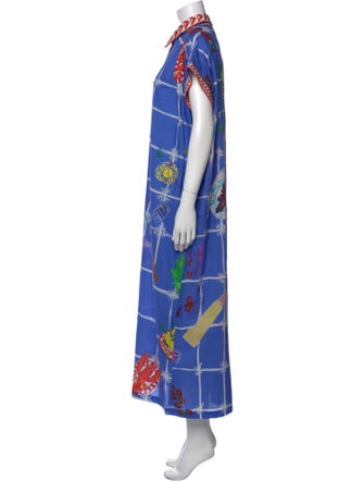 Carolina K Printed Long Dress