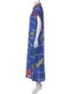 Carolina K Printed Long Dress