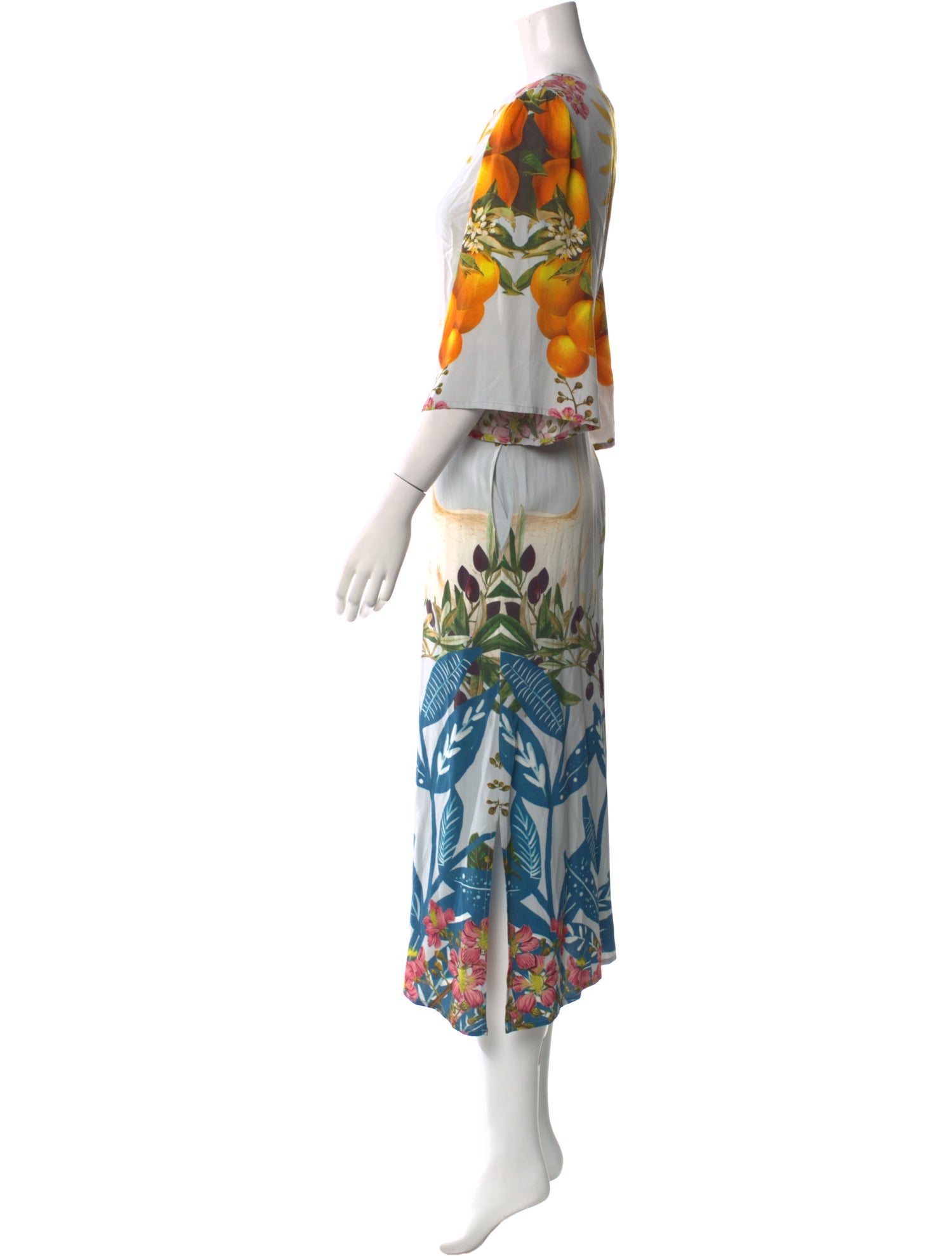 Carolina K Printed Long Dress