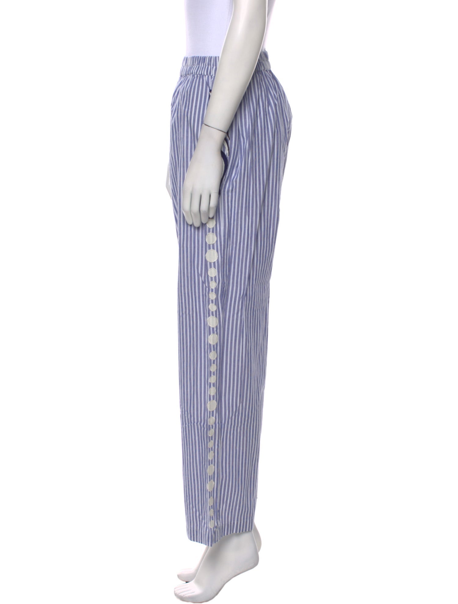 Carolina K Striped Wide Leg Pants