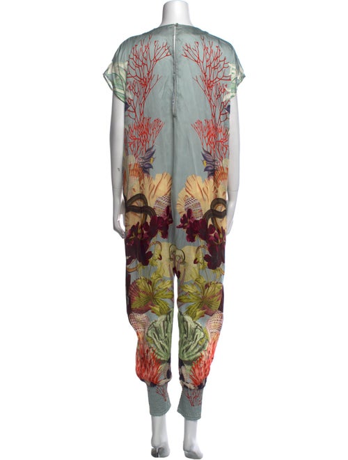 Carolina K Floral Print V-Neck Jumpsuit