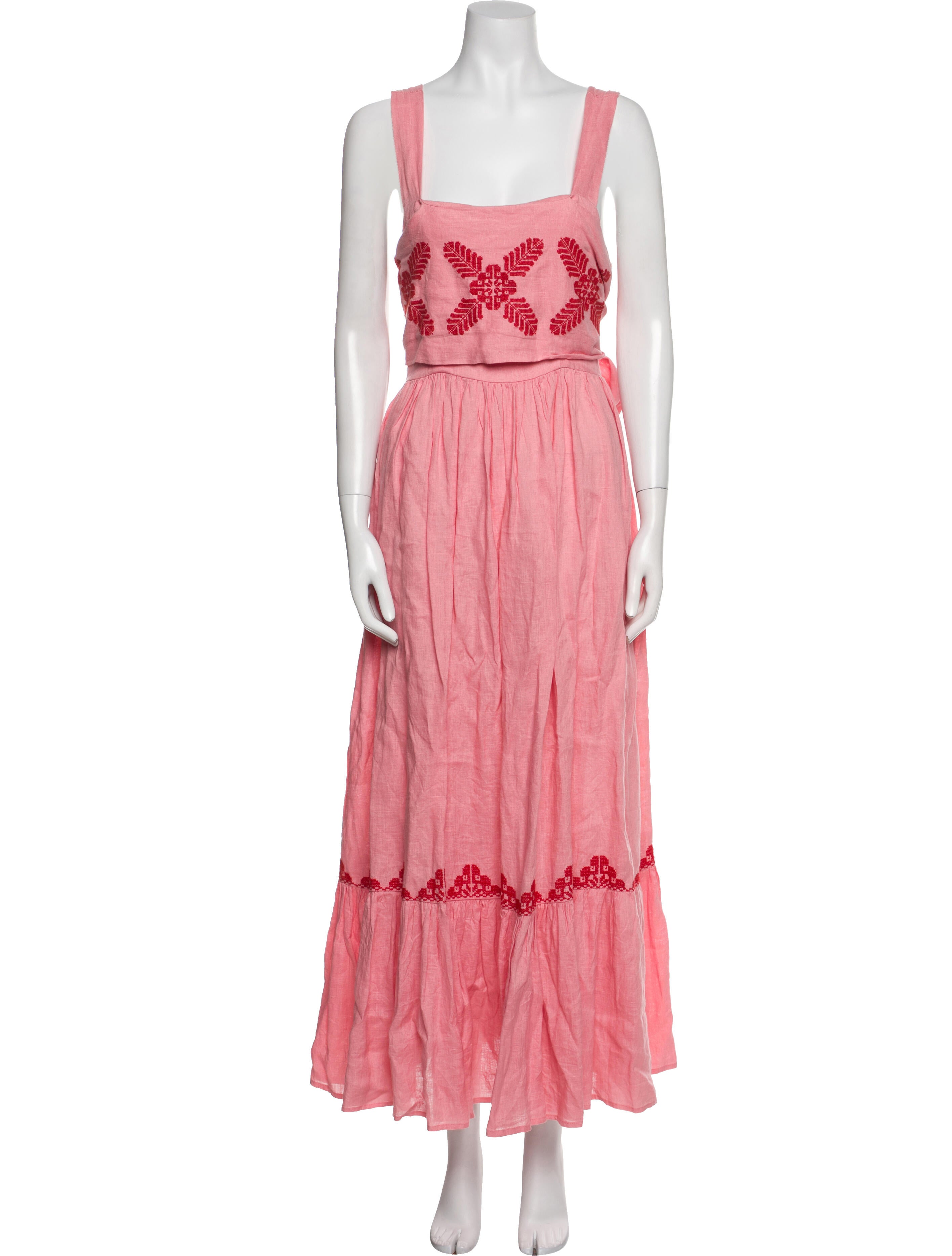 Carolina K Linen Long Dress