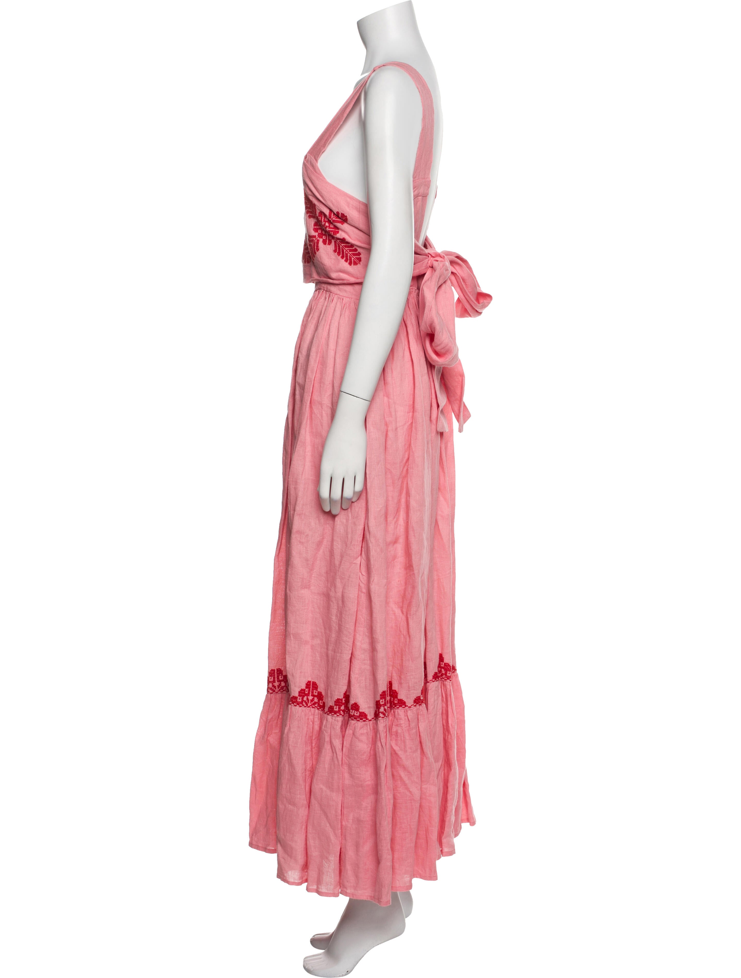 Carolina K Linen Long Dress