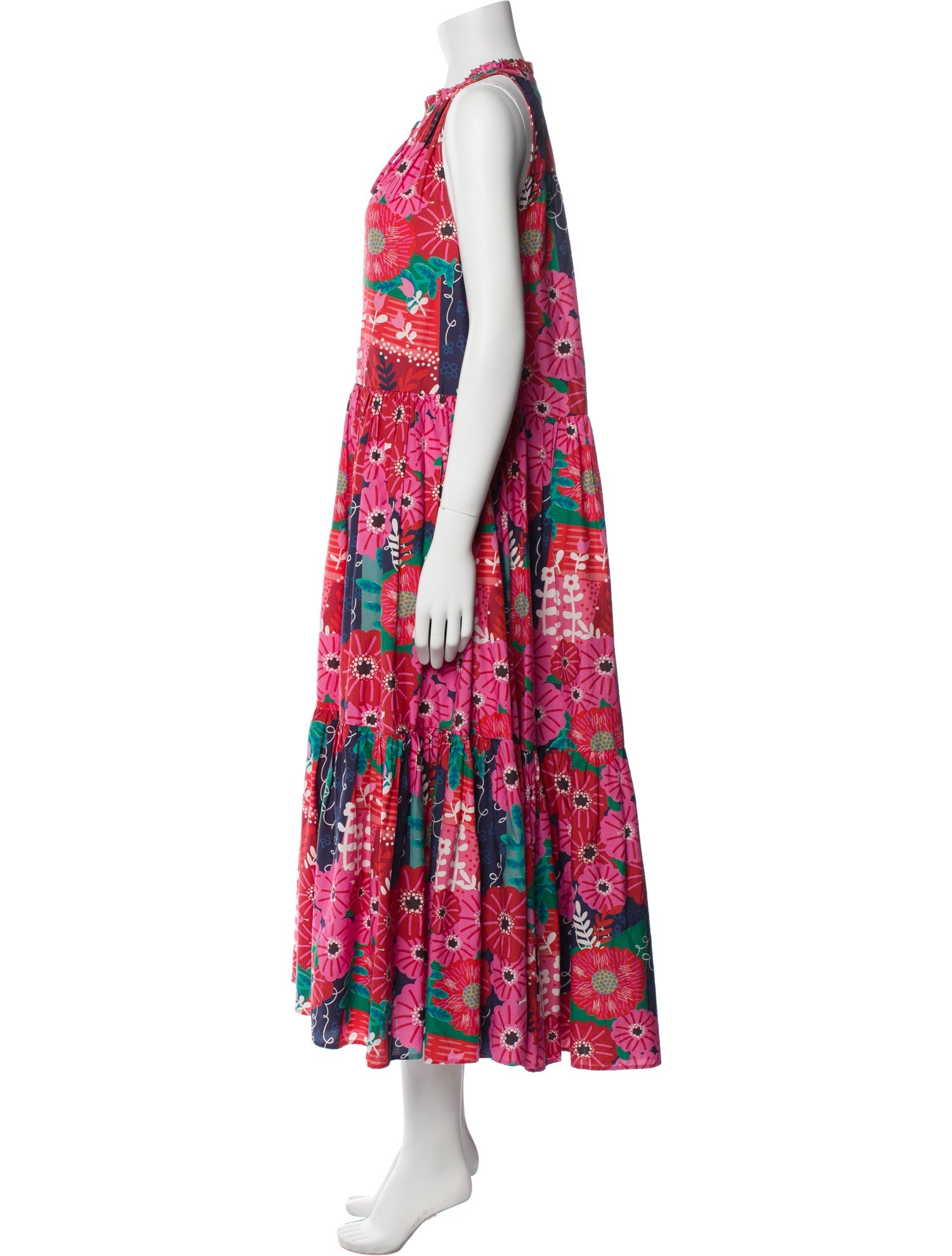Carolina K Floral Print Long Dress