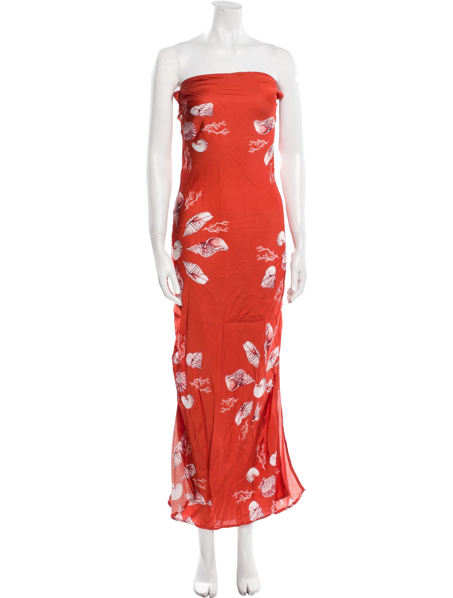 Carolina K Floral Print Long Dress w/ Tags