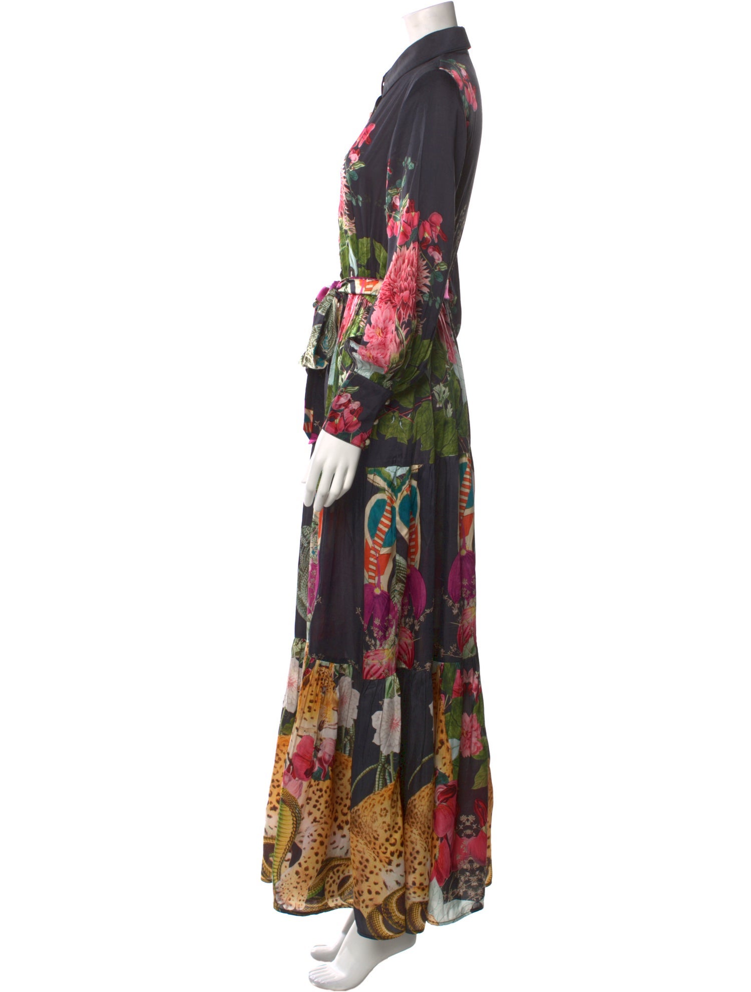 Carolina K Floral Print Long Dress