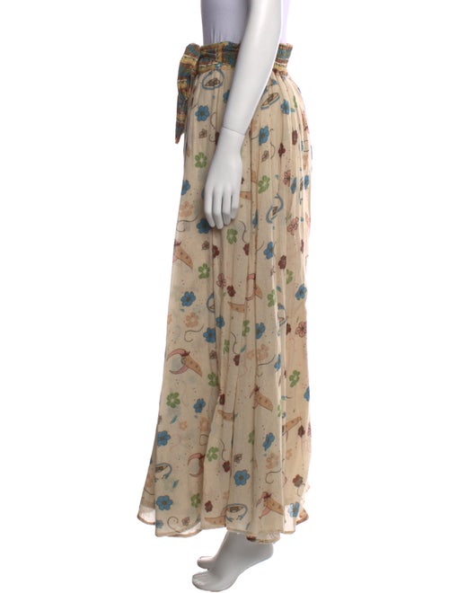 Carolina K Printed Midi Length Skirt