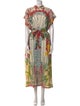 Carolina K Printed Long Dress
