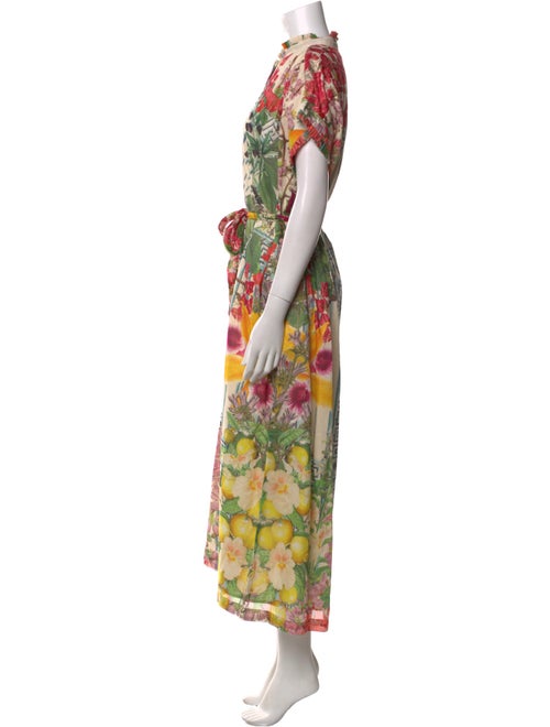 Carolina K Printed Long Dress