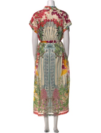Carolina K Printed Long Dress