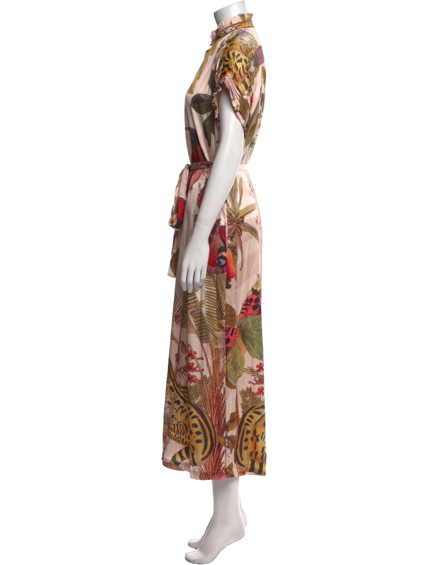Carolina K Floral Print Long Dress