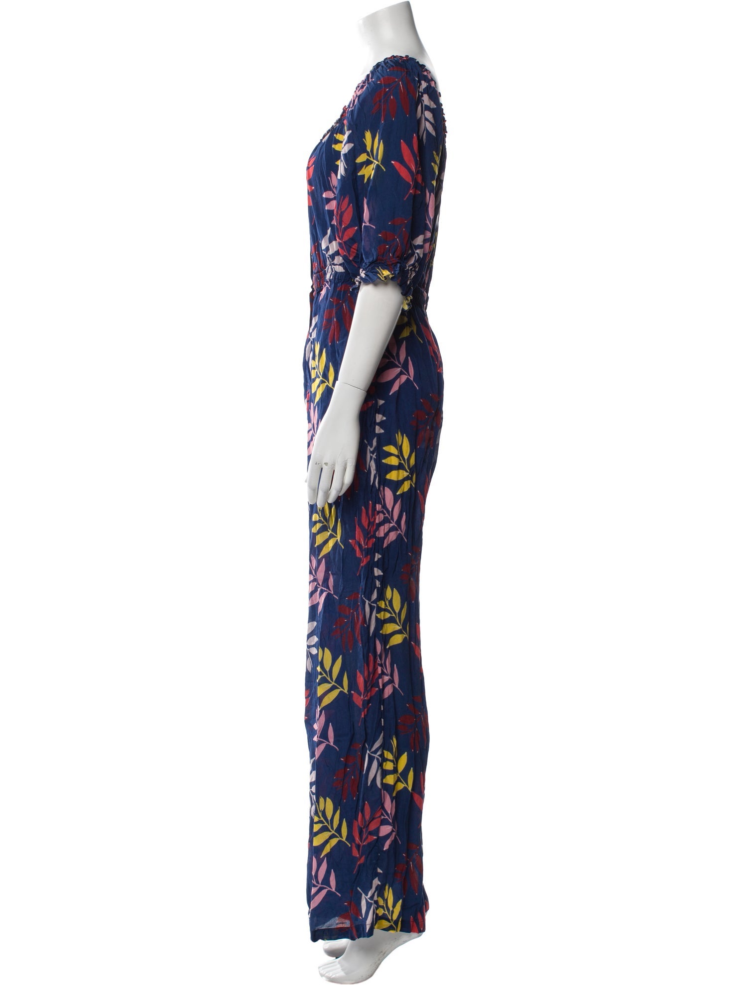 Carolina K Printed Scoop Neck Jumpsuit