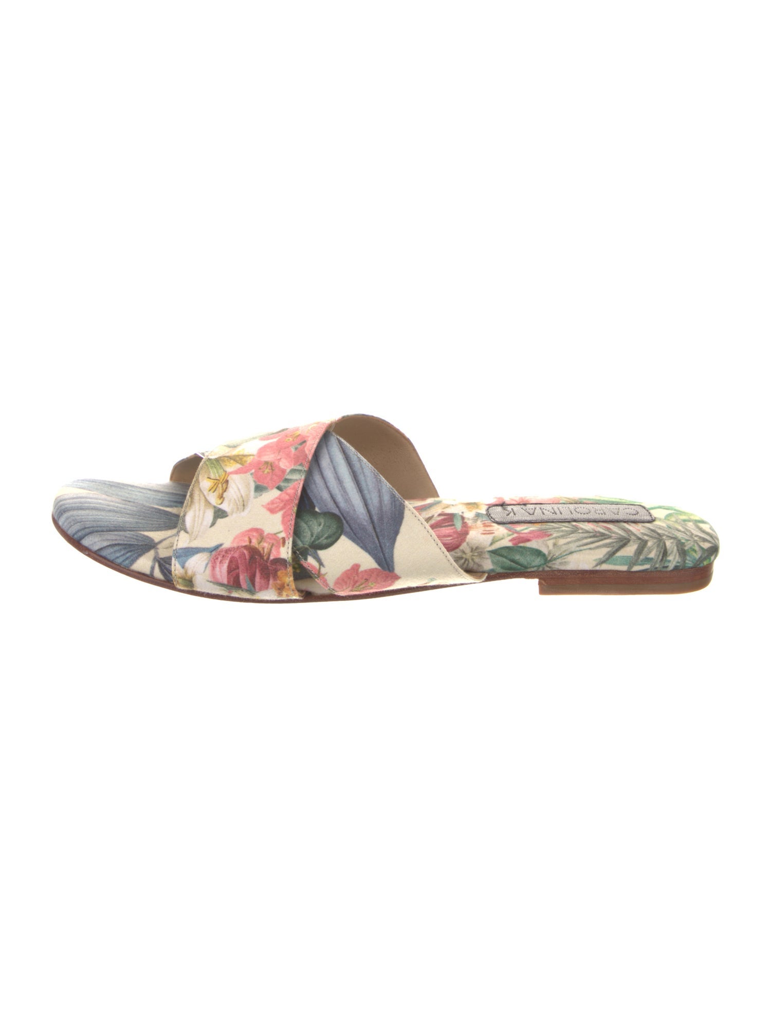 Carolina K Floral Print Slides