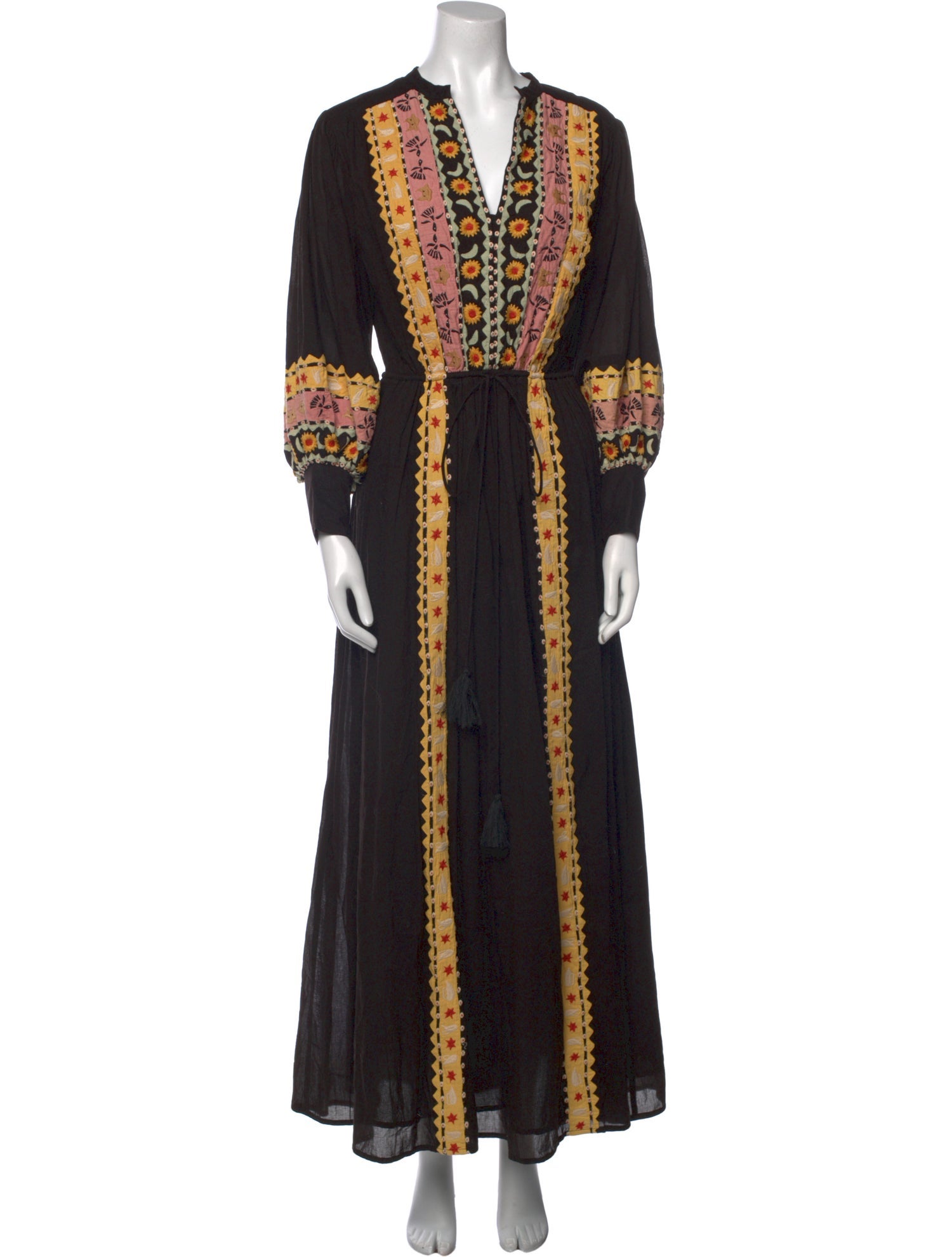 Carolina K Printed Long Dress