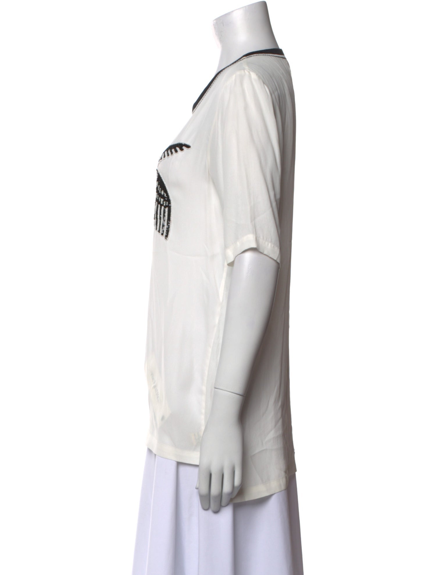 Carolina K Graphic Print Crew Neck T-Shirt